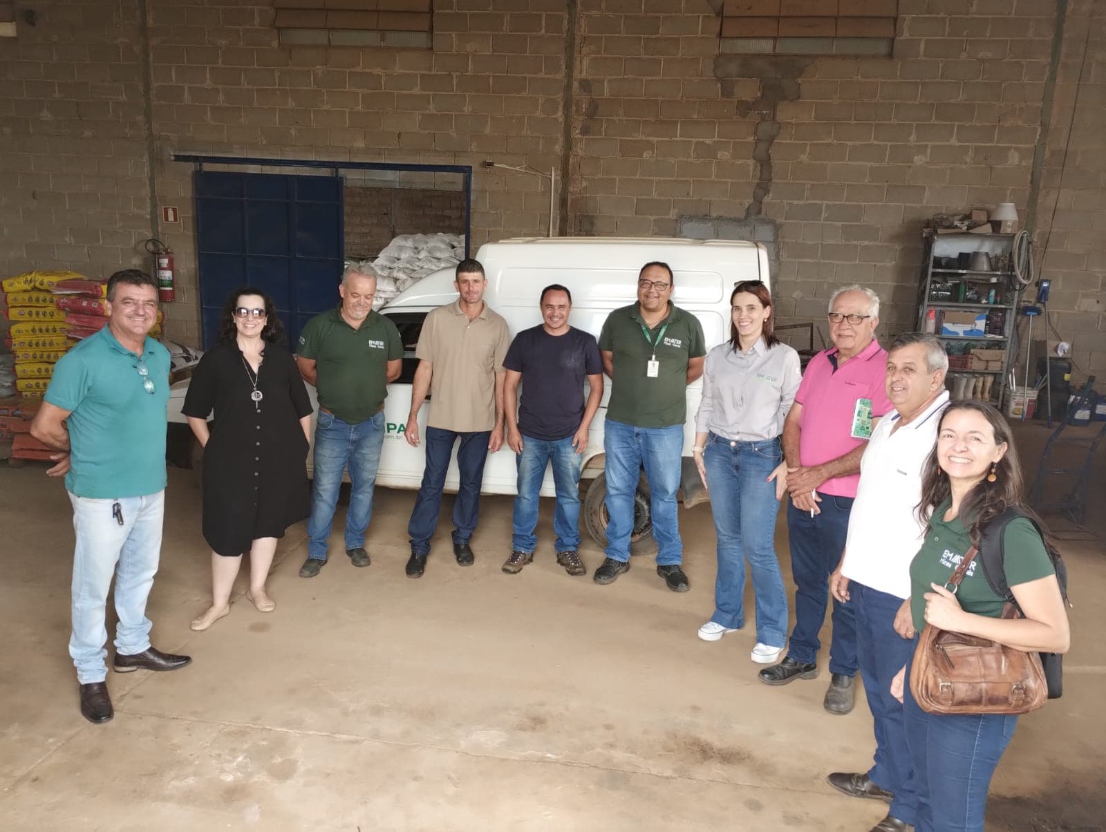 Visita técnica da Emater realizado na COOMPA